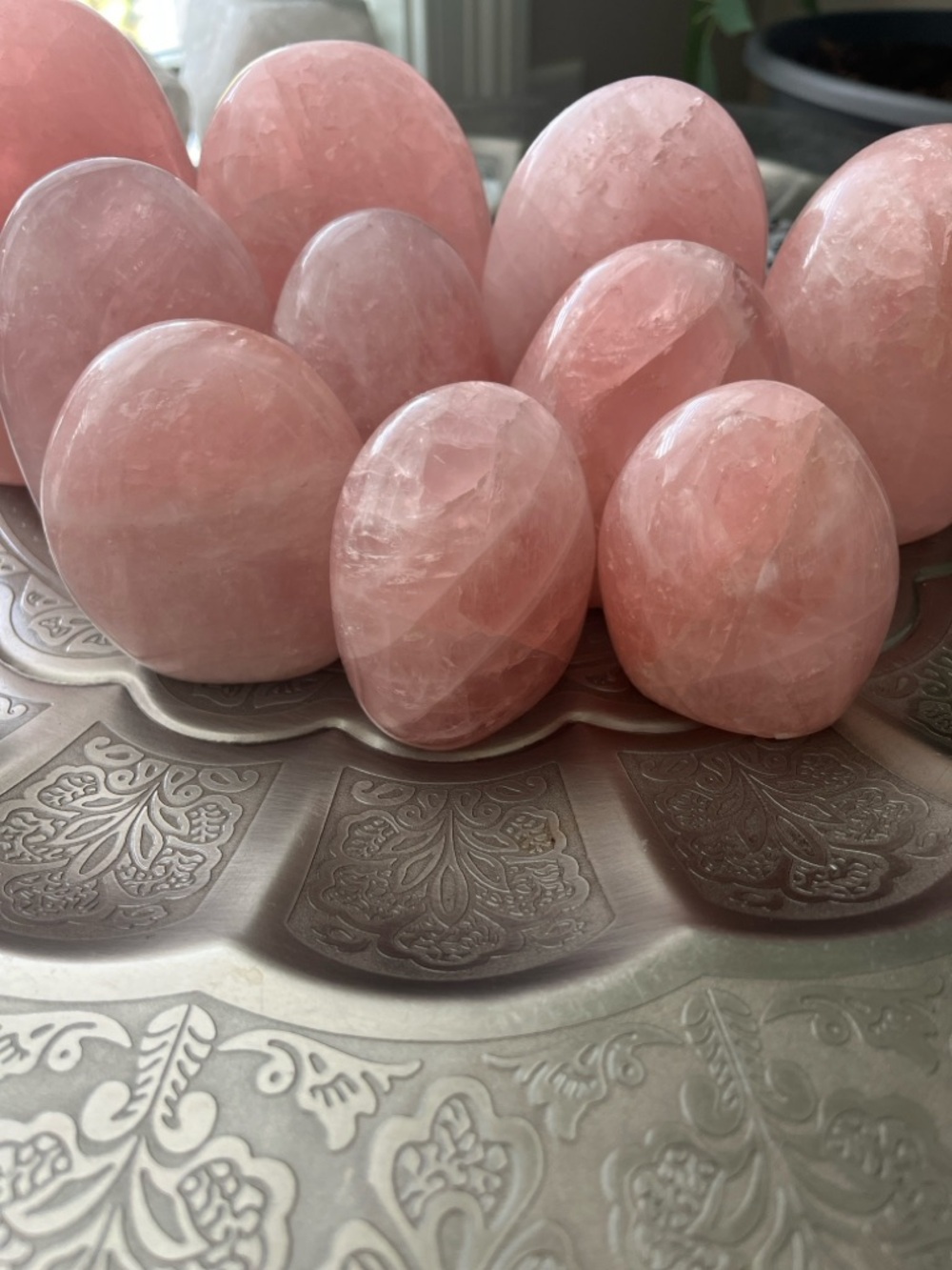 Rose Quartz Polished Free form Assorted Sizes - Picture 8 of 9